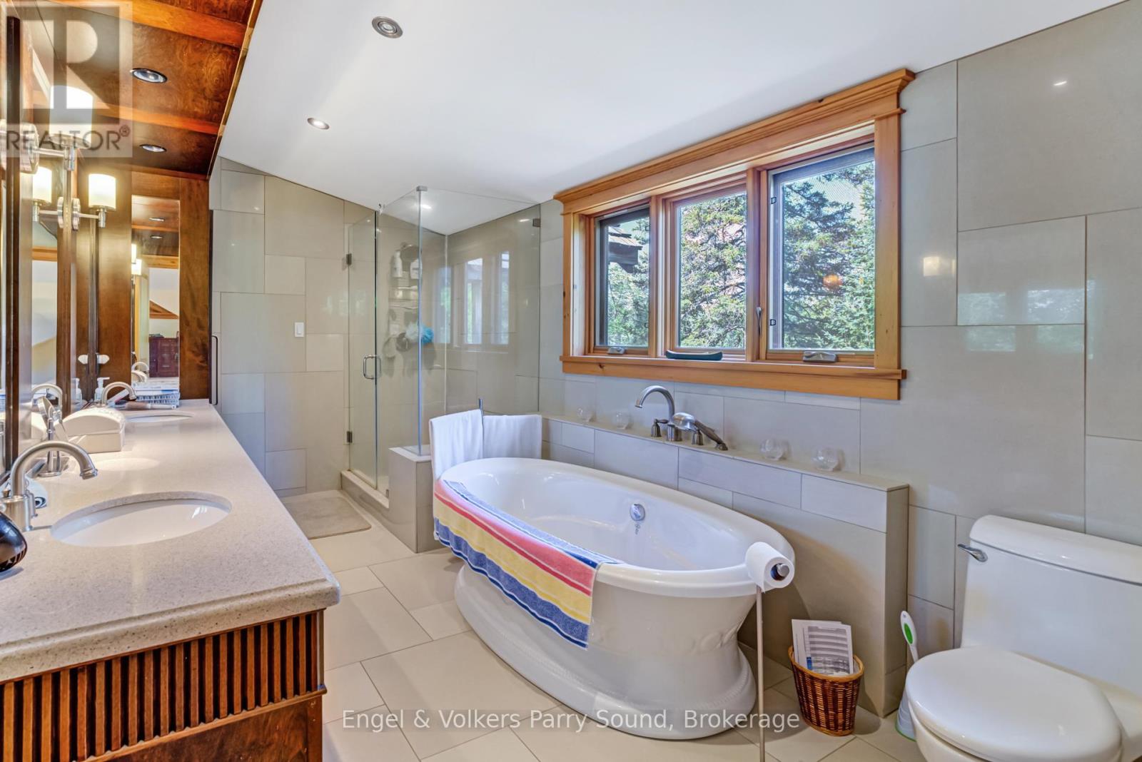 Spacious primary suite with vaulted ceiling